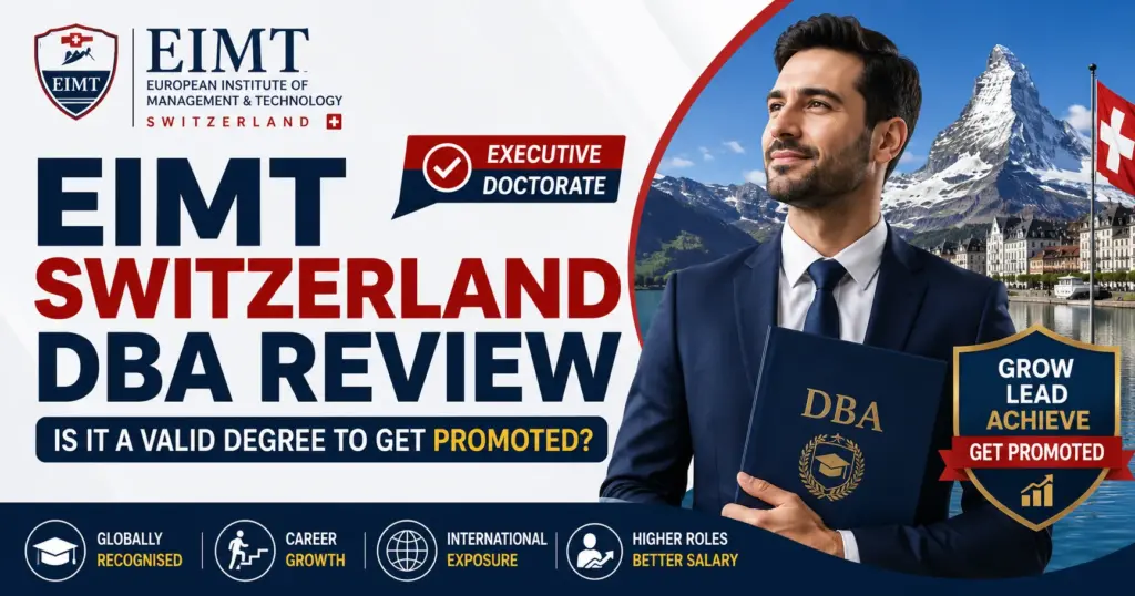 EIMT Switzerland DBA Review: Is It a Valid Degree to Get Promoted?